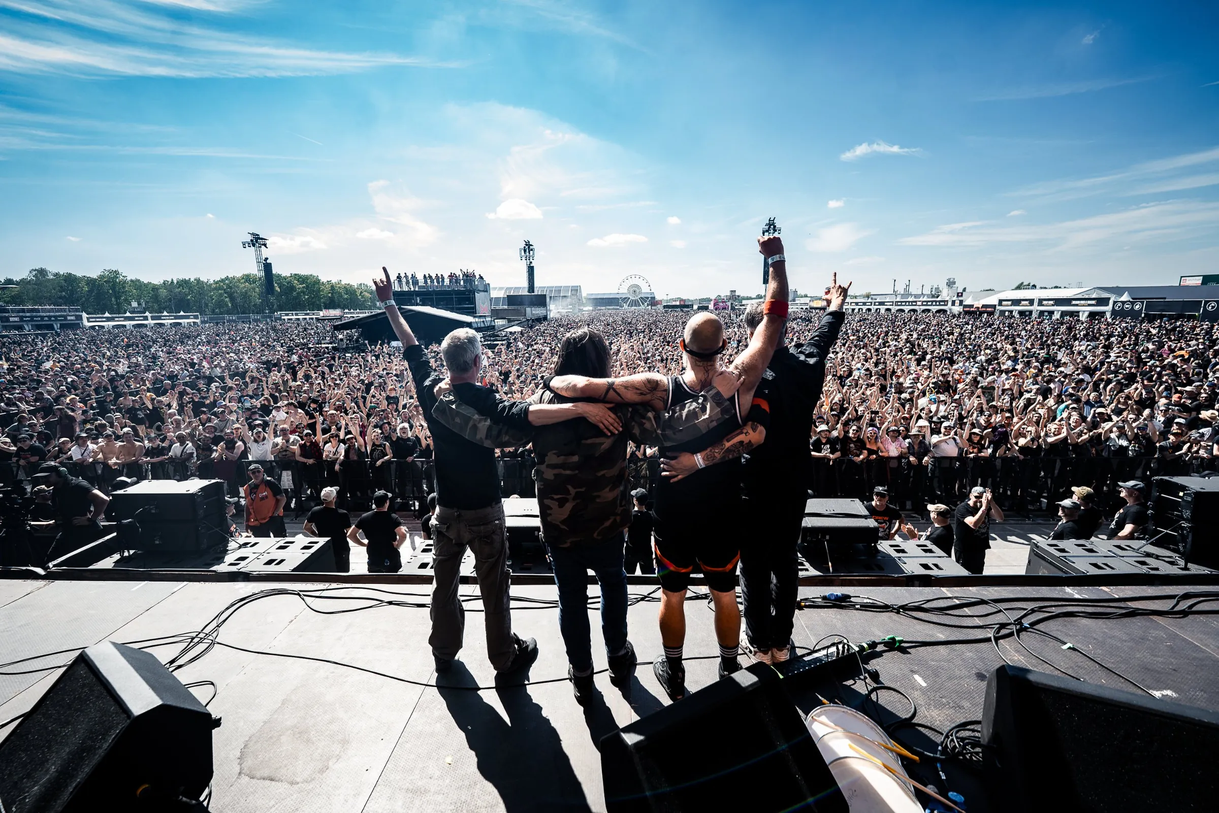 Bulls on Parade facing a packed Graspop Mainstage crowd